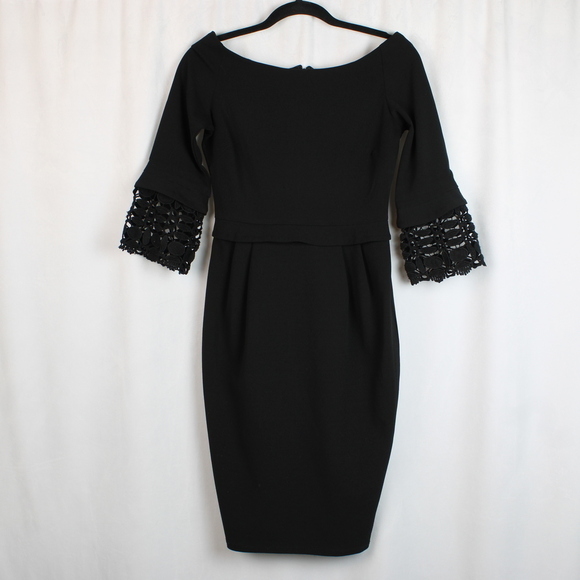 City Goddess Black Cocktail Dress - Picture 3 of 7